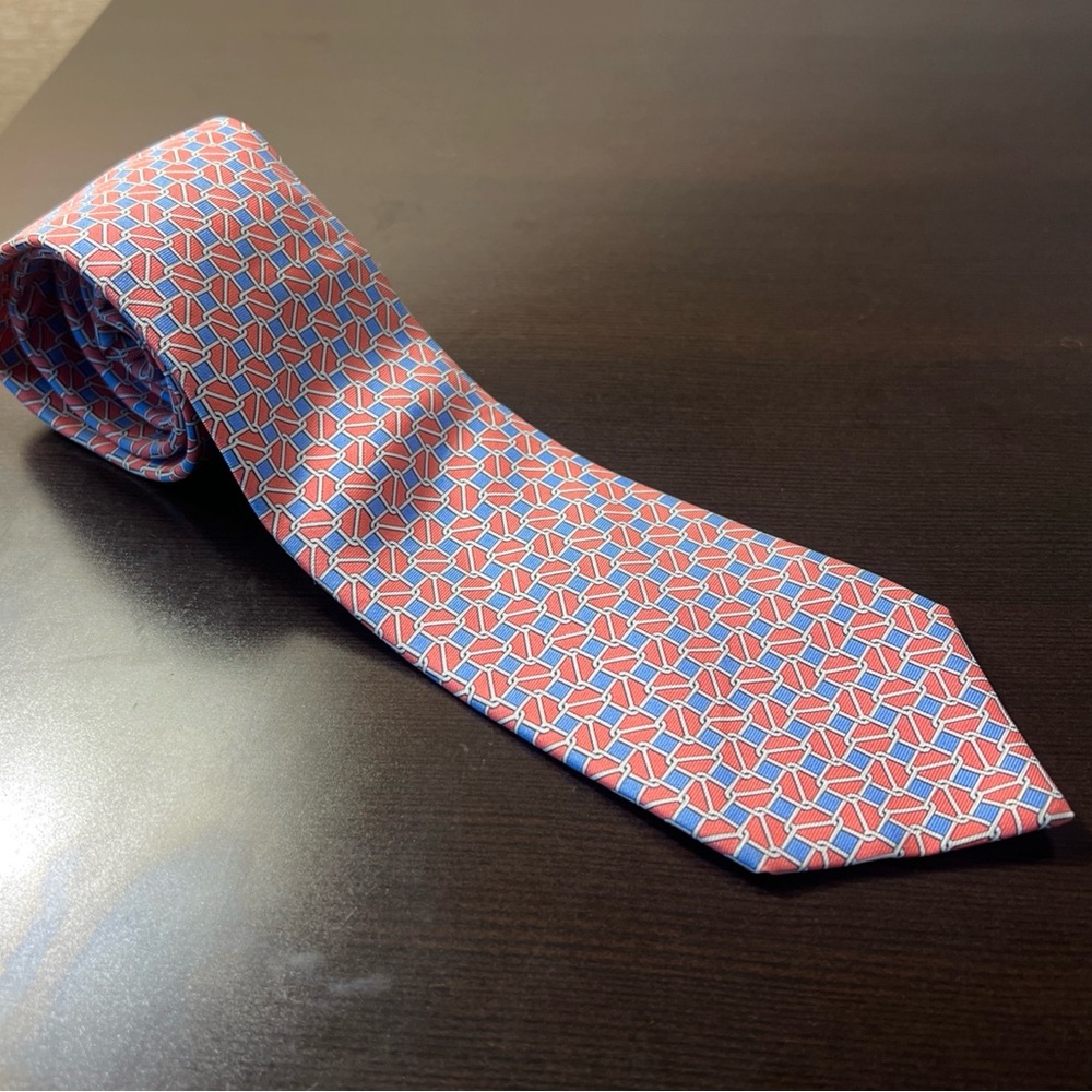Vintage BROOKS BROTHERS [ MAKERS ] men’s tie 100% Silk Made in England